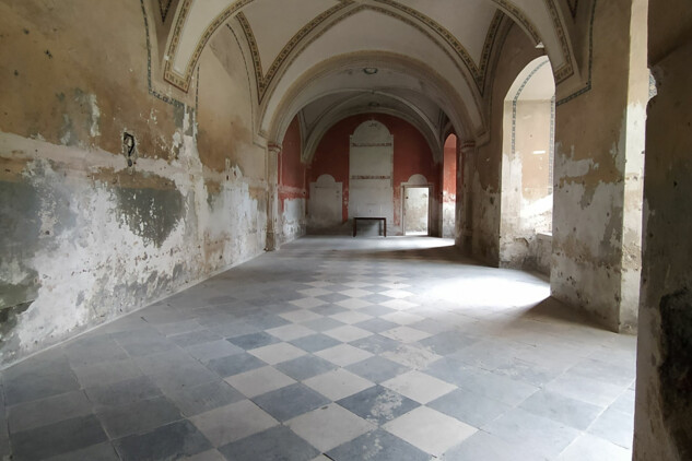 Zámek Janovice, interiér kaple 